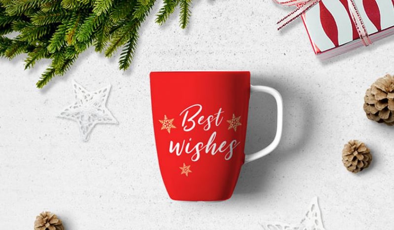 Personalized mug for a Christmas gift