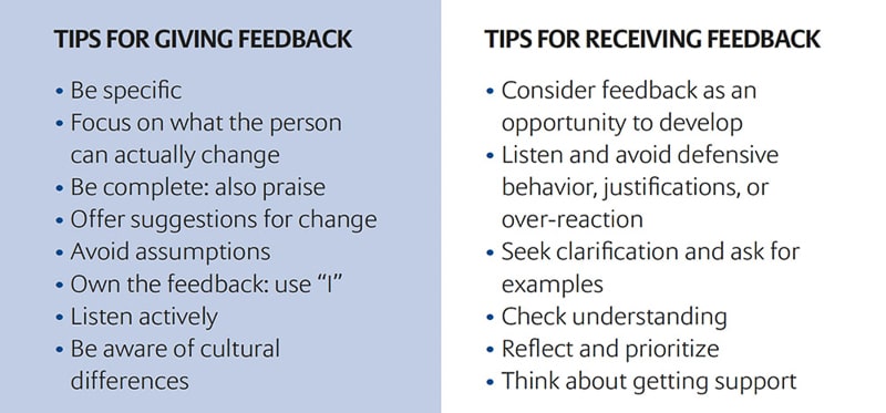 geri bildirim ipuçları