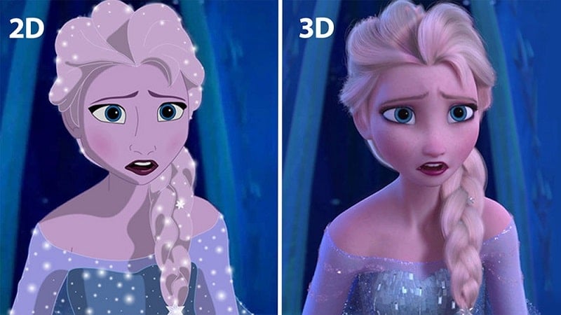 2D animation vs. 3D animation