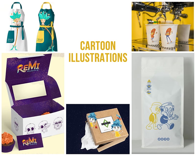 cartoon illustration graphic design trend