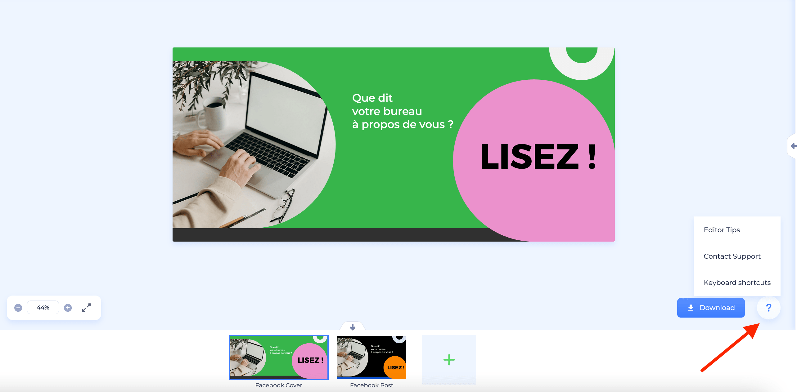 conseils et raccourcis clavier de l'éditeur