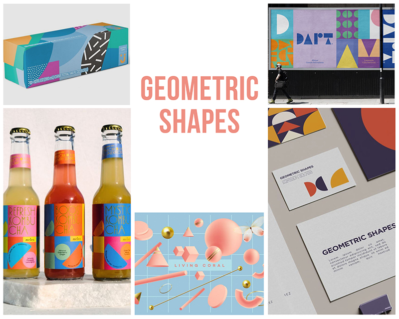 geometric shape graphic design trend