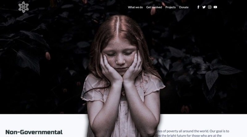 International Charity Fund webiste template