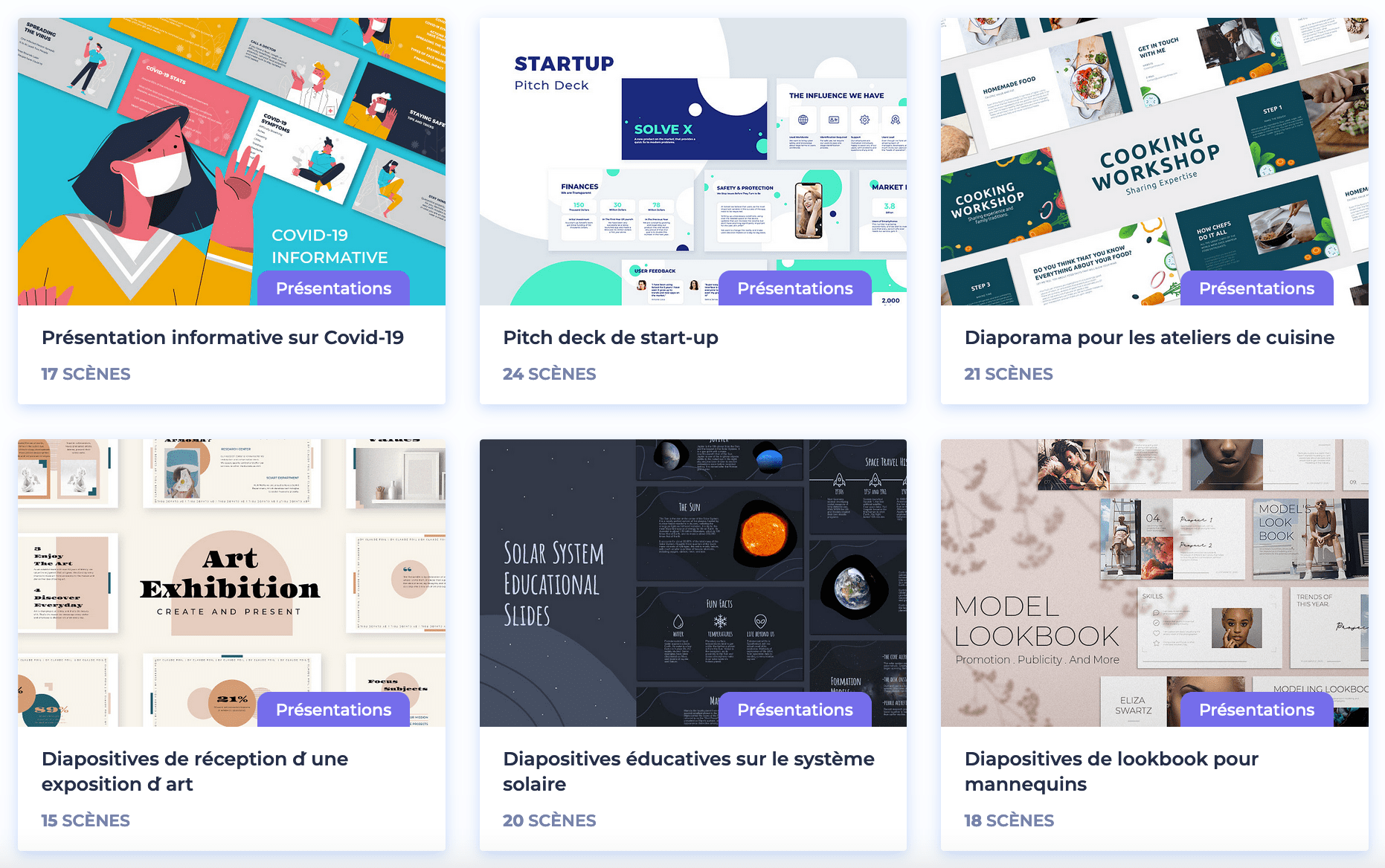 présentations