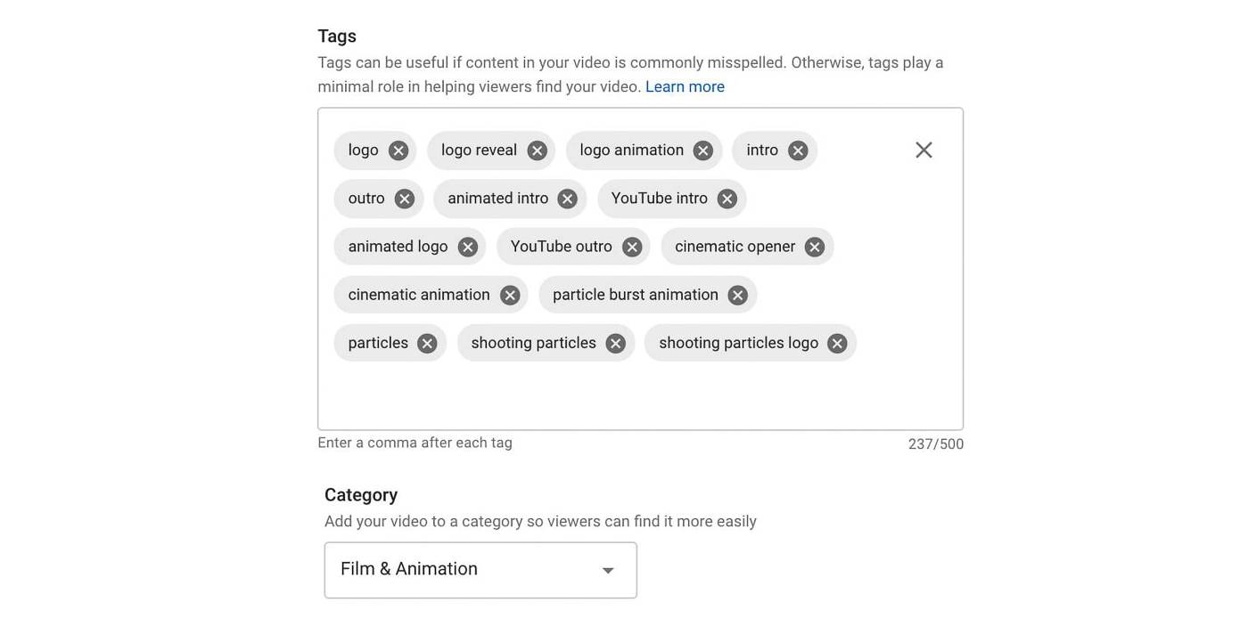 youtube video metadata