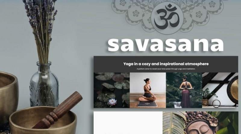 Yoga Center website template