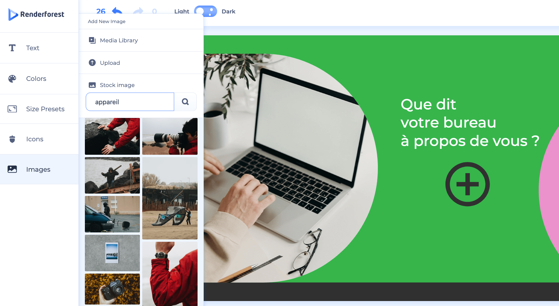 télécharger une image à votre design