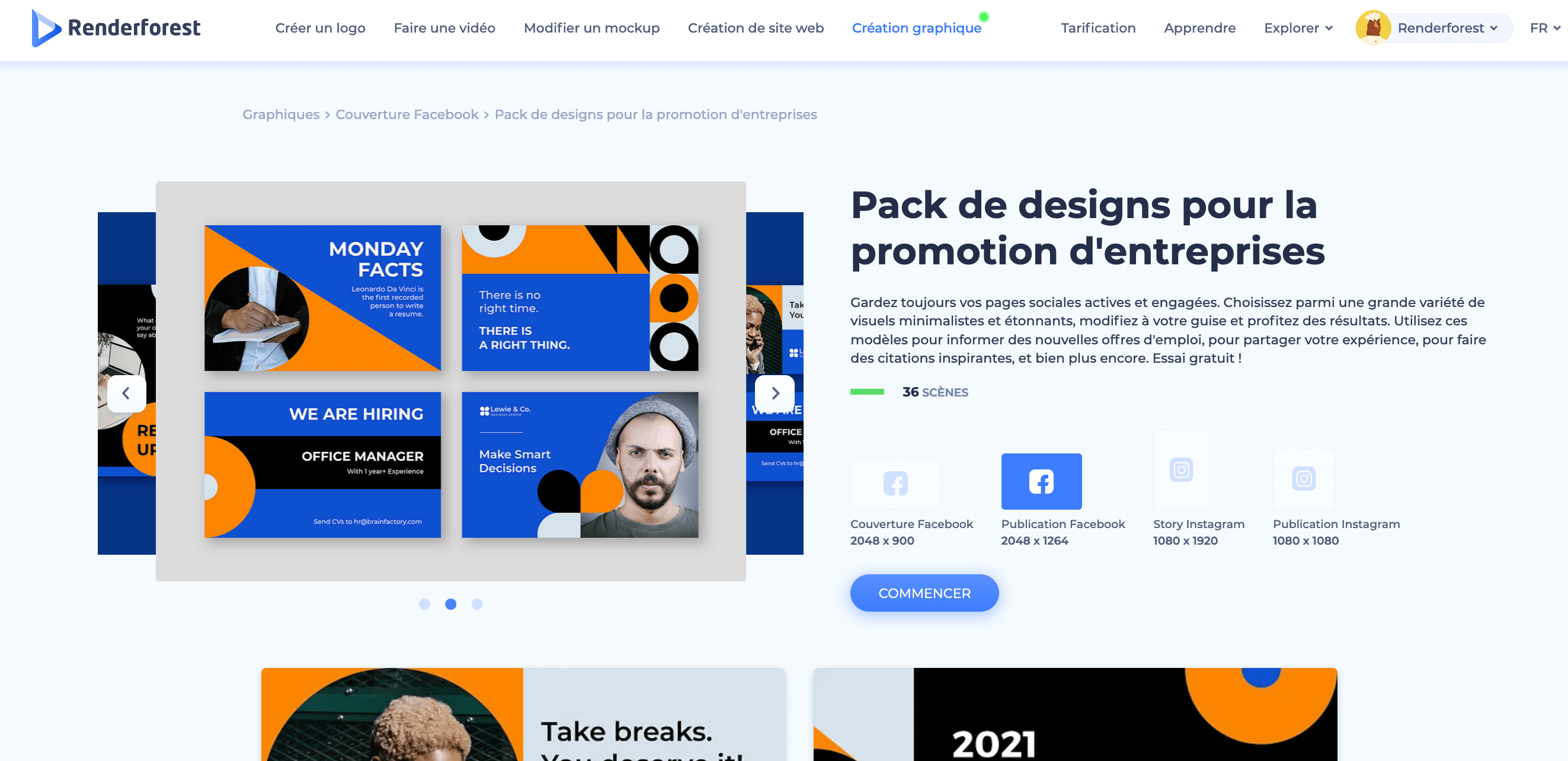Pack de designs pour la promotion d'entreprises