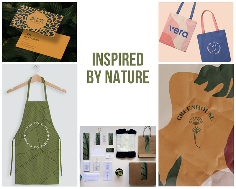 inspired by nature graphic design trend