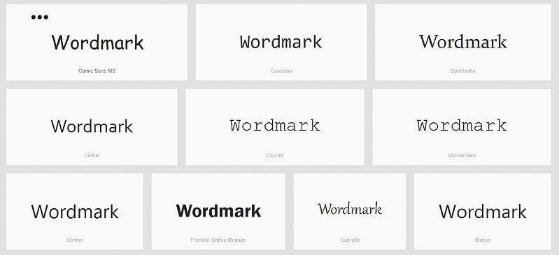 wordmark meaning