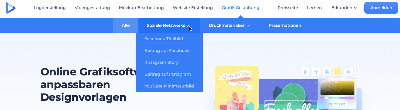 Grafik Soziale Netzwerke