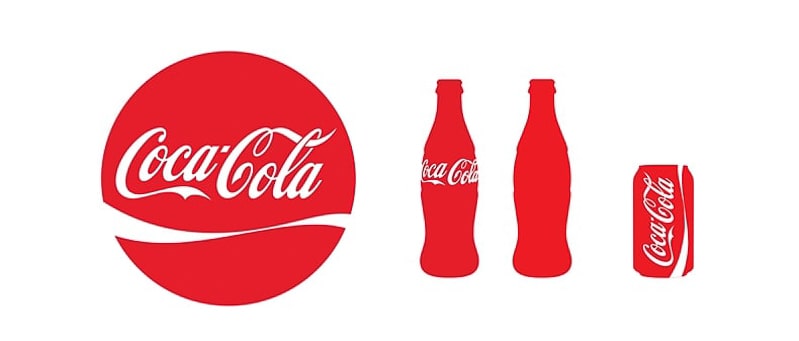 Coca-cola color scheme