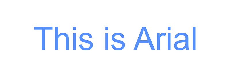 what is typography - arial