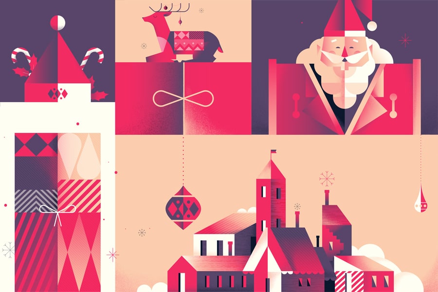 Festive Christmas Mockups for Holiday Promotions