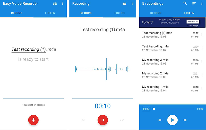 บันทึกเสียงง่าย