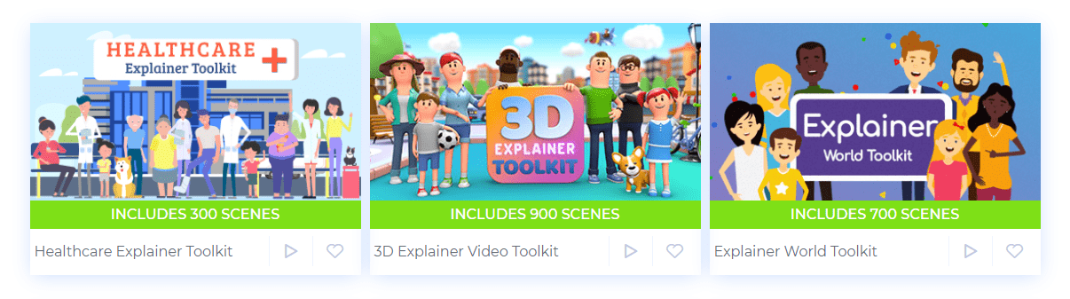 Renderforest explainer video toolkits