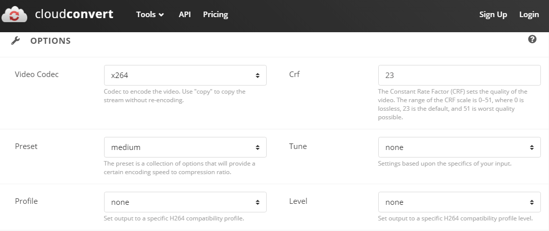 mov to mp4 online over 500 mb