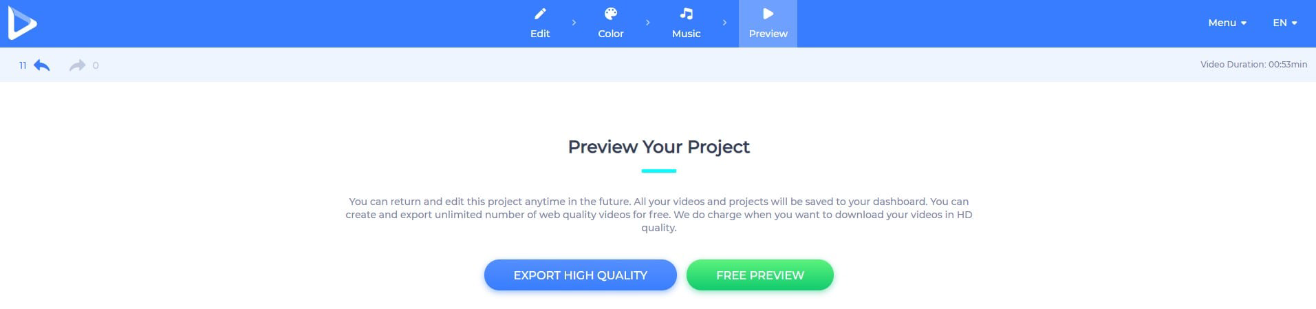 video ads preview