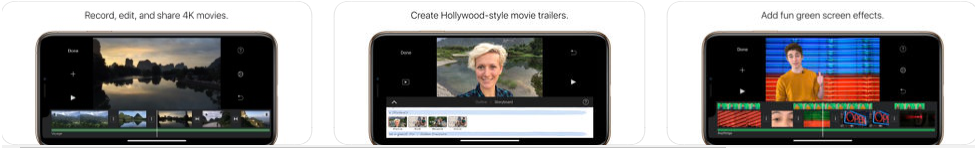 iMovie Videobearbeitungs-App