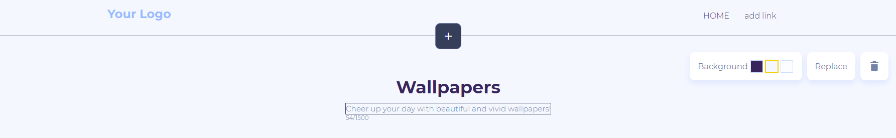 website maker text editing