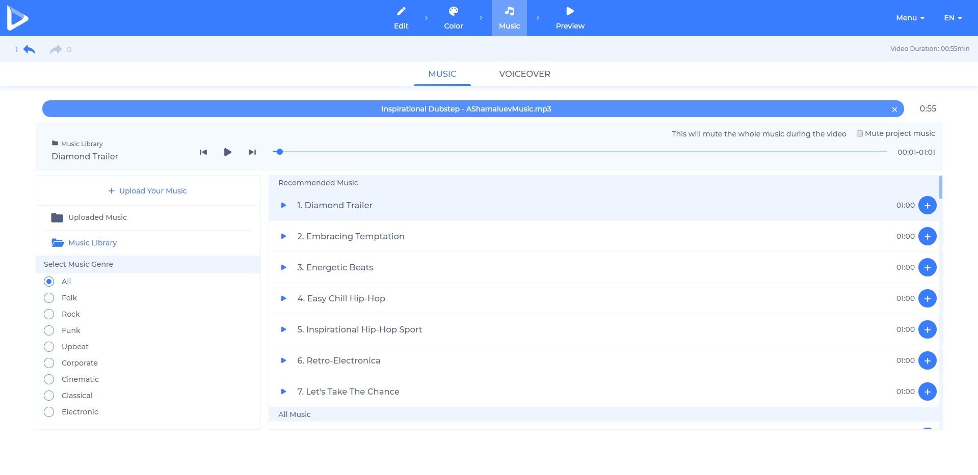 motivational video music