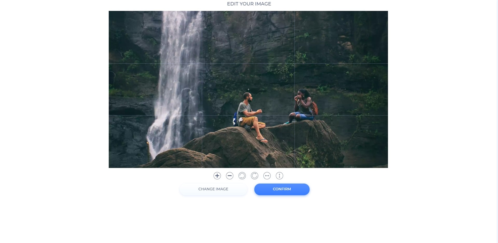 motivational video - image crop