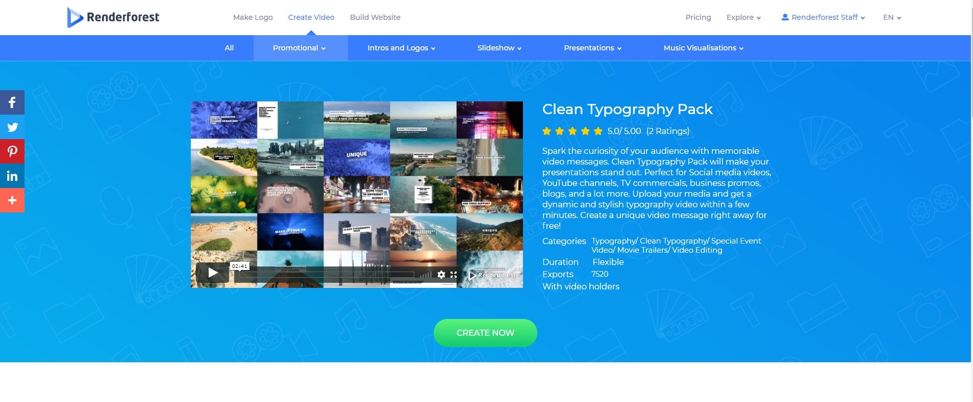 motivational video template