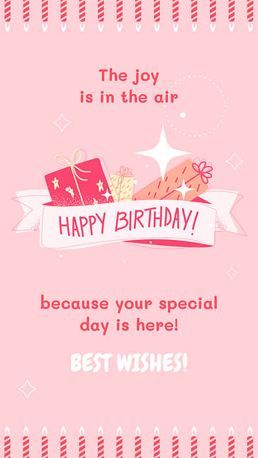 Set de création de vœux d՛anniversaire