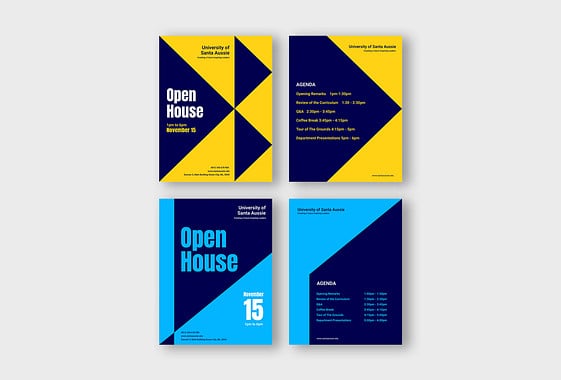 Ilustraciones de Puertas Abiertas de Universidad