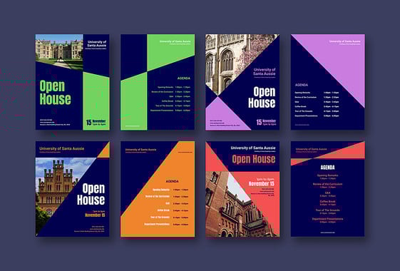 Ilustraciones de Puertas Abiertas de Universidad