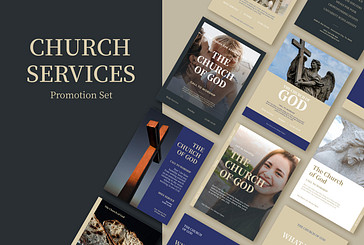 Set de promotion pour les services religieux