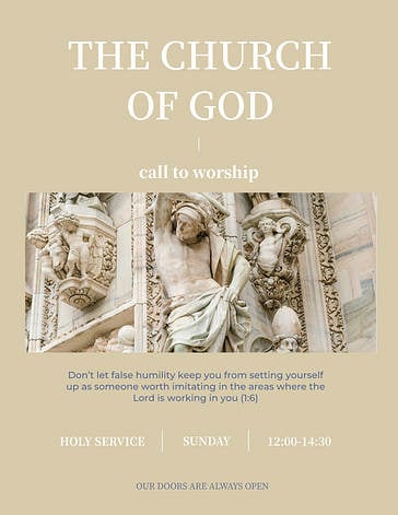 Set de promotion pour les services religieux