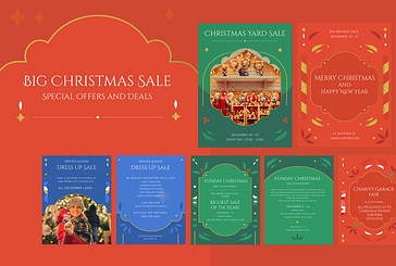 Imprimés pour la grande vente de Noël