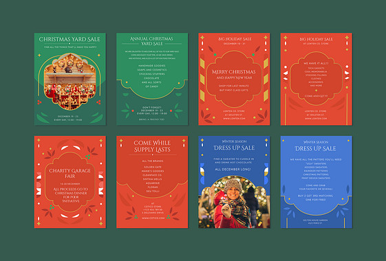 Materiais Imprimíveis para Promoção de Natal