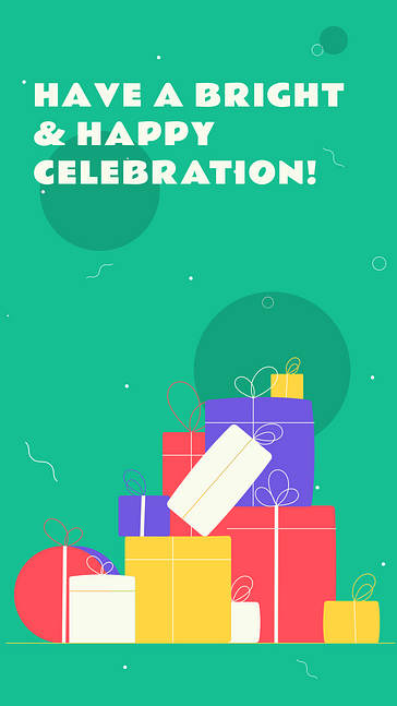 Шаблоны дизайна Новогодние празднования