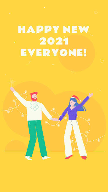 Шаблоны дизайна Новогодние празднования