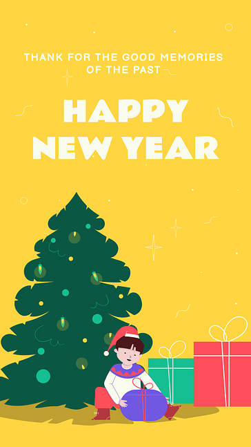 Шаблоны дизайна Новогодние празднования