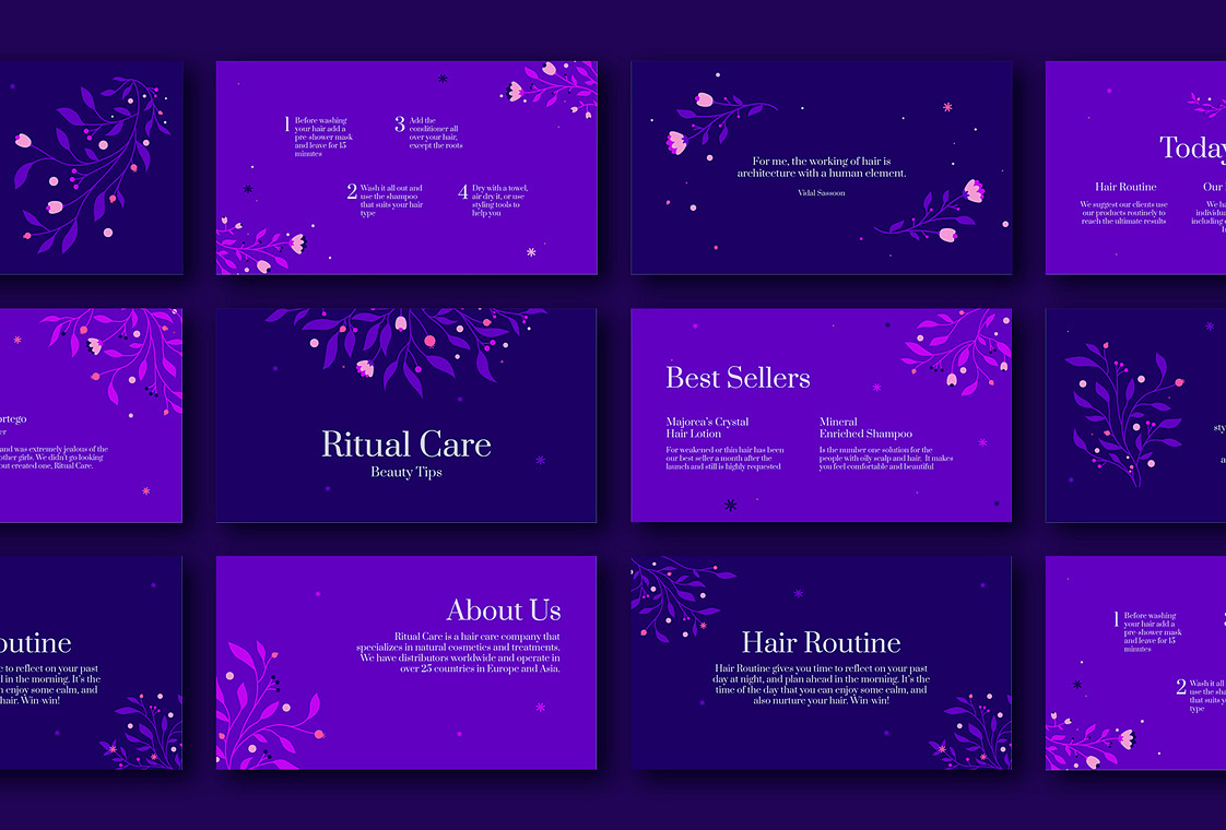 Hair Care Products Presentation Renderforest
