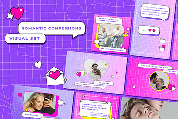 Set Visual de Confesiones Románticas