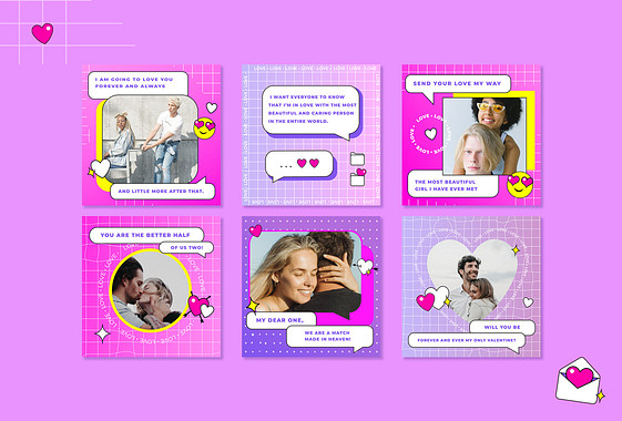 Set Visual de Confesiones Románticas