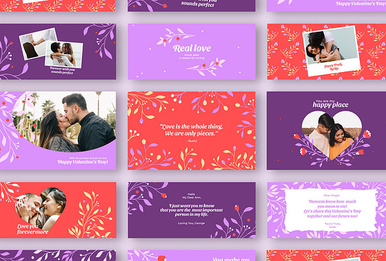 Набор дизайнов Романтические записки 