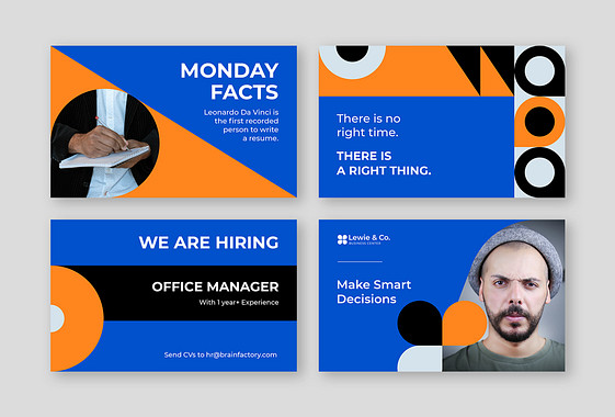 Paquete de Diseños para Promoción de Empresa