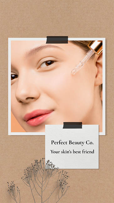 Kit de designs vintage de produits cosmétiques