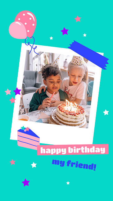 Pacote de Designs Coloridos de Aniversário