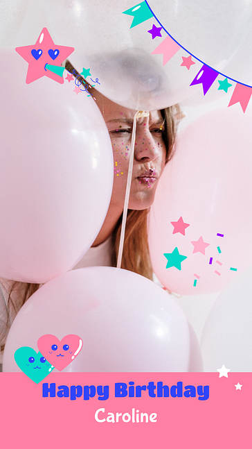 Pacote de Designs Coloridos de Aniversário