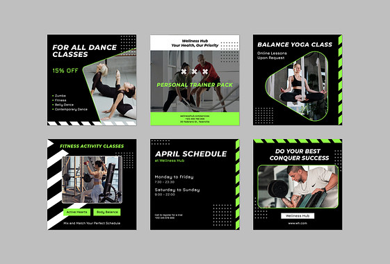 Sağlıklı Yaşam Merkezi Görsel Seti