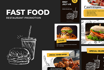 Promoción de Restaurante de Comida Rápida