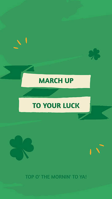 Designs promotionnels pour la Saint-Patrick
