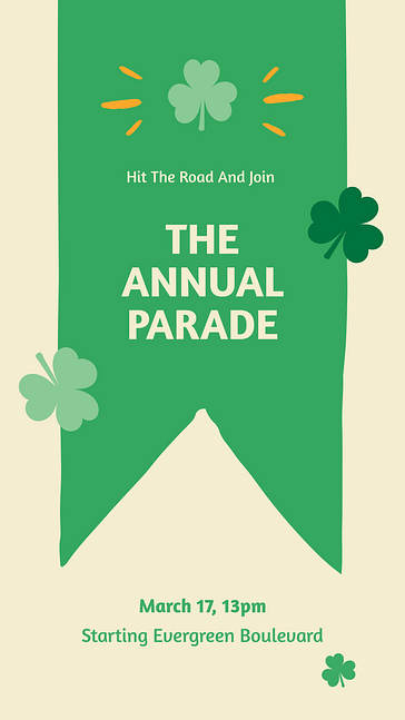 Designs promotionnels pour la Saint-Patrick