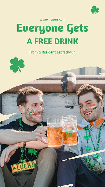 Designs promotionnels pour la Saint-Patrick